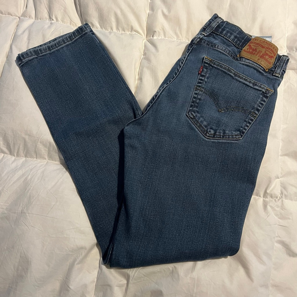 Men's Levi's 511 Slim Straight Jeans Waist 33x32 Medium Blue